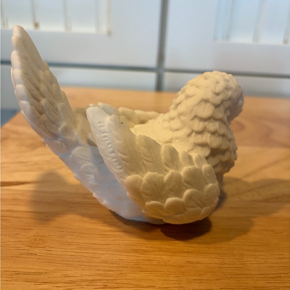 Vintage Italian A. Santini Signed Alabaster Turtle Dove Figurine 3.5x 5" Decor - Picture 3 of 7